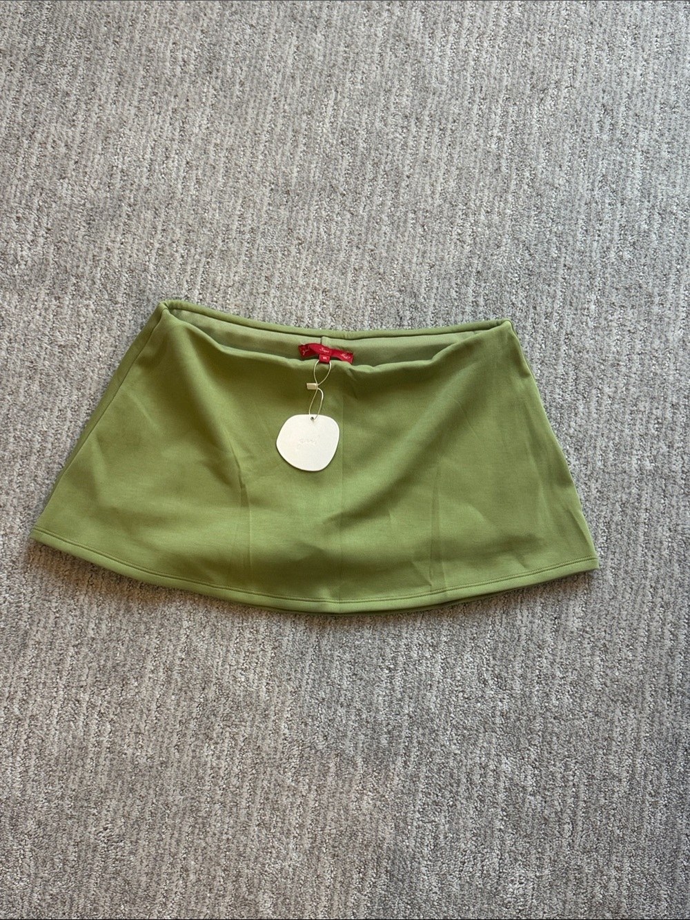 Lisa Says Gah Olive Mini Skirt